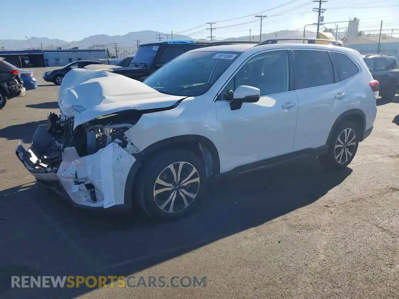 1 Photograph of a damaged car JF2SKALC0RH481401 SUBARU FORESTER 2024