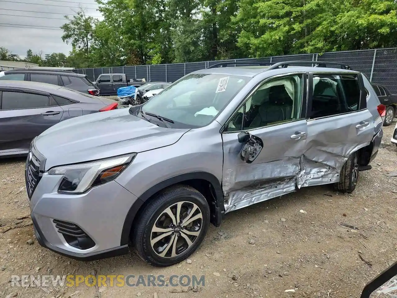 1 Photograph of a damaged car JF2SKALC4RH401761 SUBARU FORESTER 2024