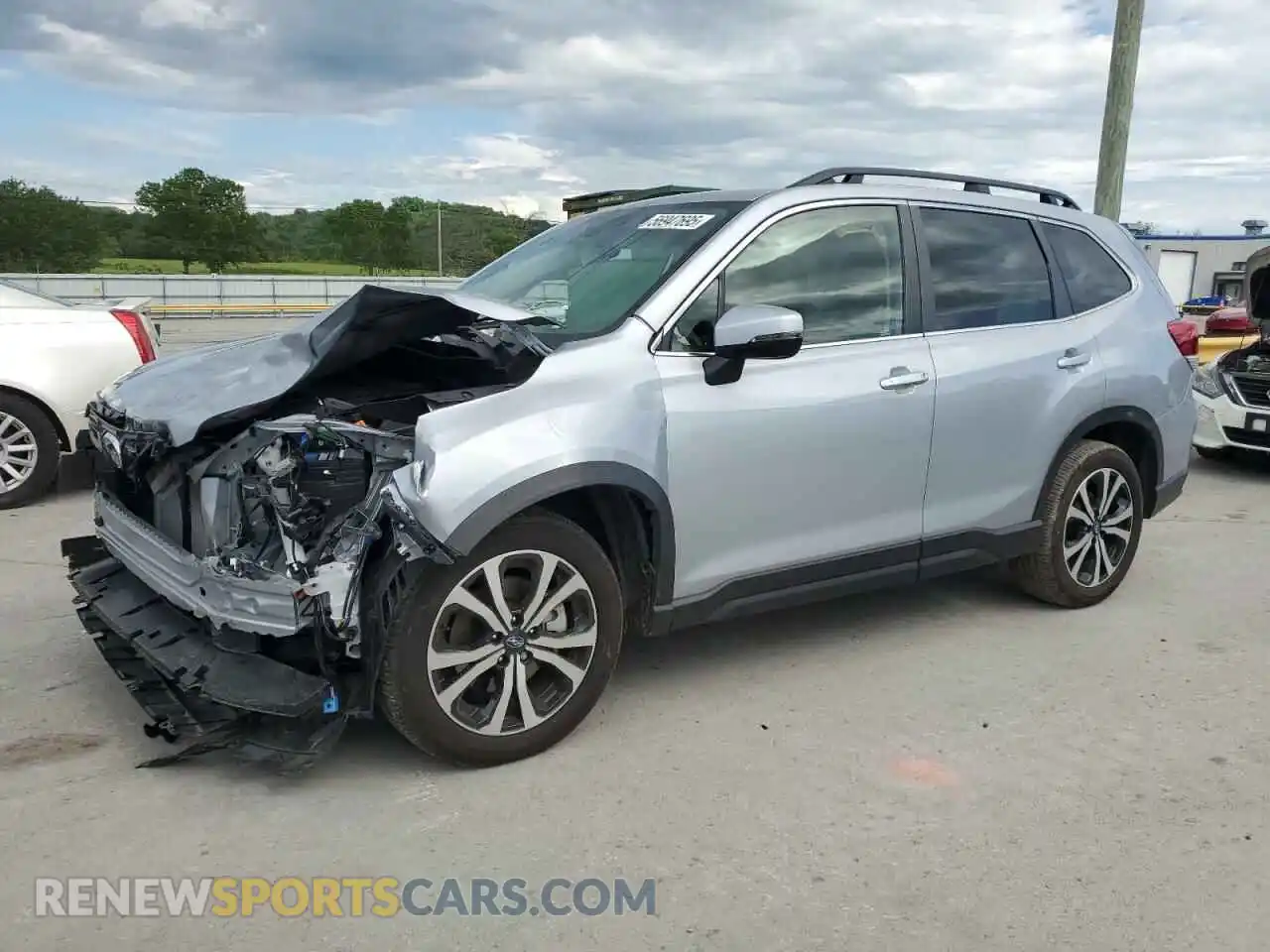 1 Photograph of a damaged car JF2SKALC4RH431360 SUBARU FORESTER 2024