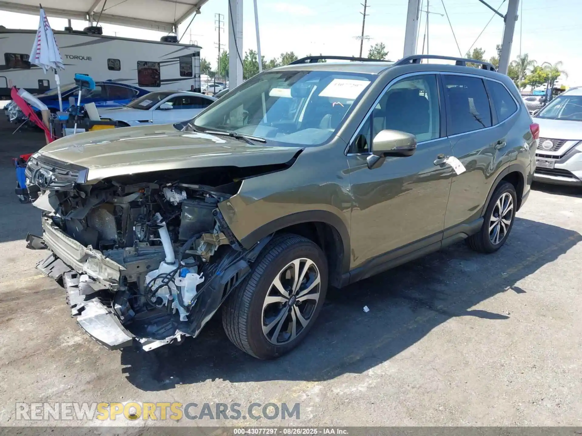 2 Photograph of a damaged car JF2SKALC7RH436794 SUBARU FORESTER 2024