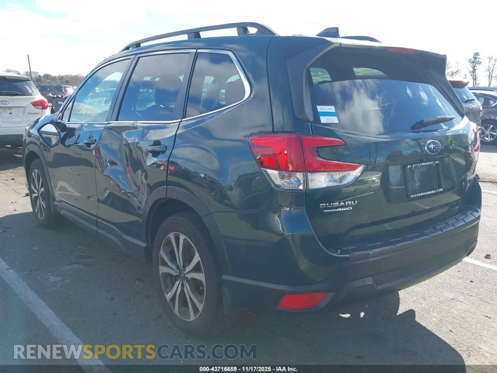 3 Photograph of a damaged car JF2SKALC8RH432480 SUBARU FORESTER 2024