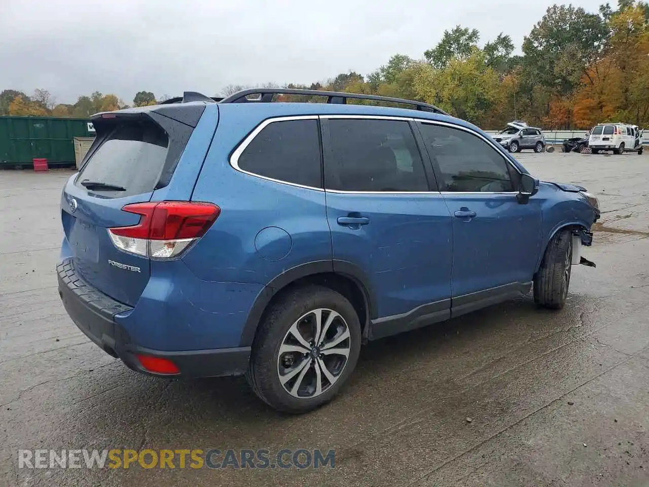 3 fotografías del automóvil dañado JF2SKALC9RH415025 SUBARU FORESTER 2024