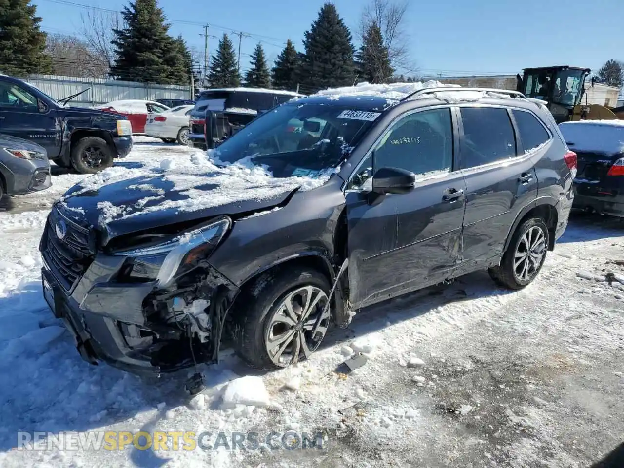 1 Photograph of a damaged car JF2SKALC9RH425988 SUBARU FORESTER 2024