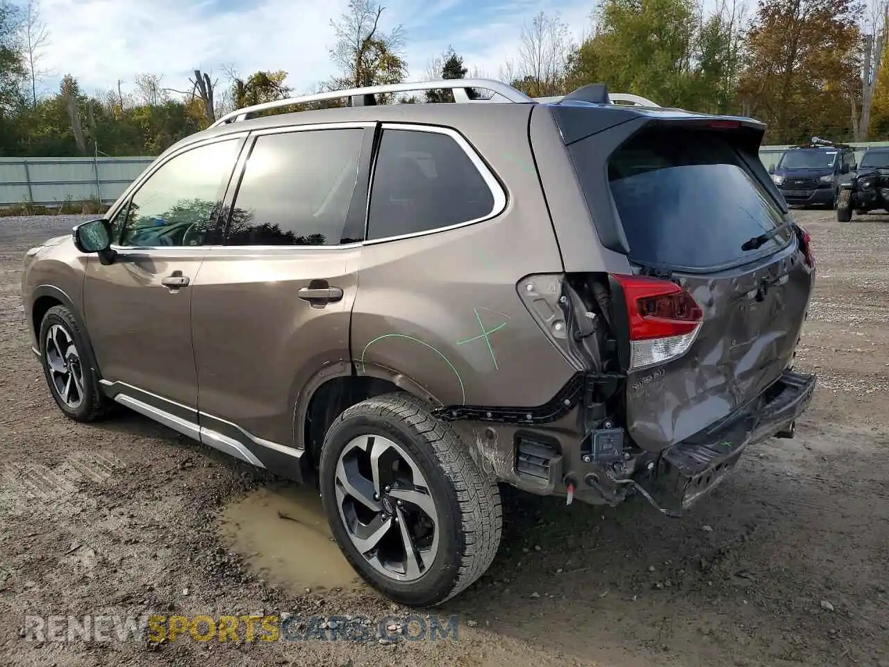 2 fotografías del automóvil dañado JF2SKAMCXRH463776 SUBARU FORESTER 2024