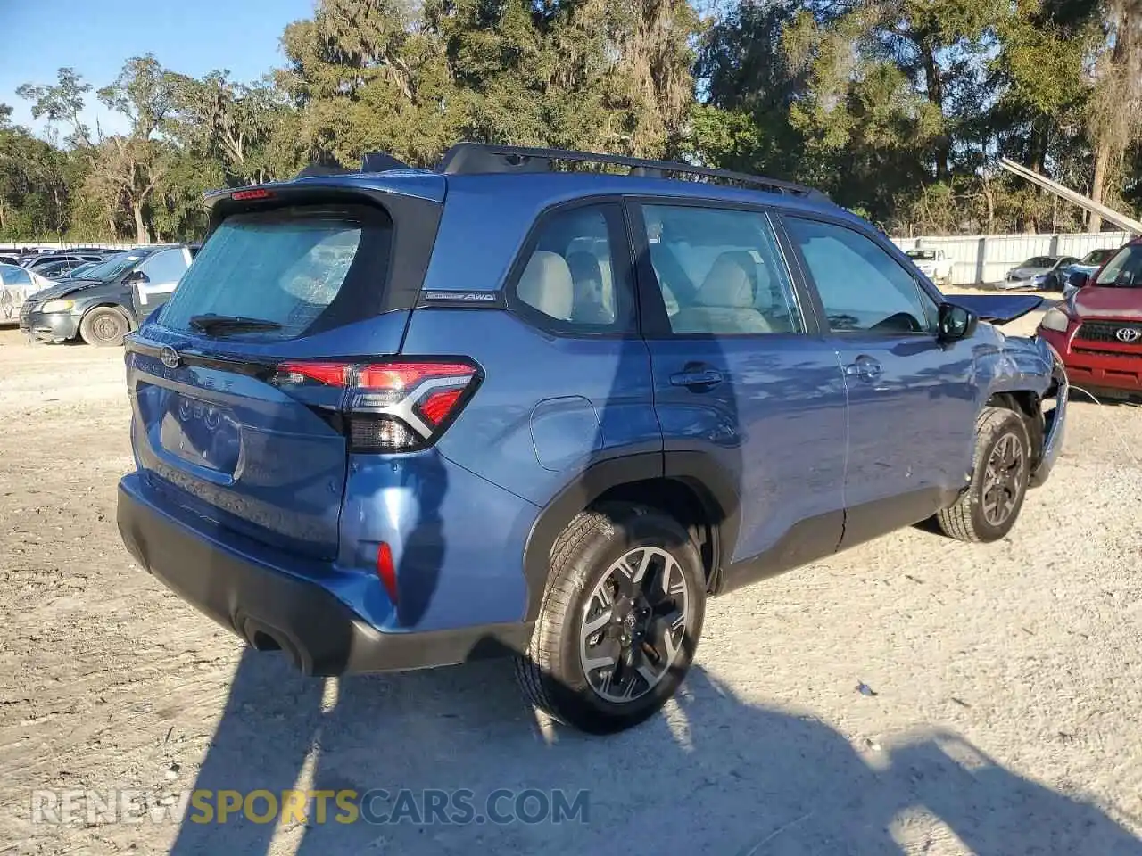 3 Photograph of a damaged car JF2SLDAC0SH522455 SUBARU FORESTER 2025