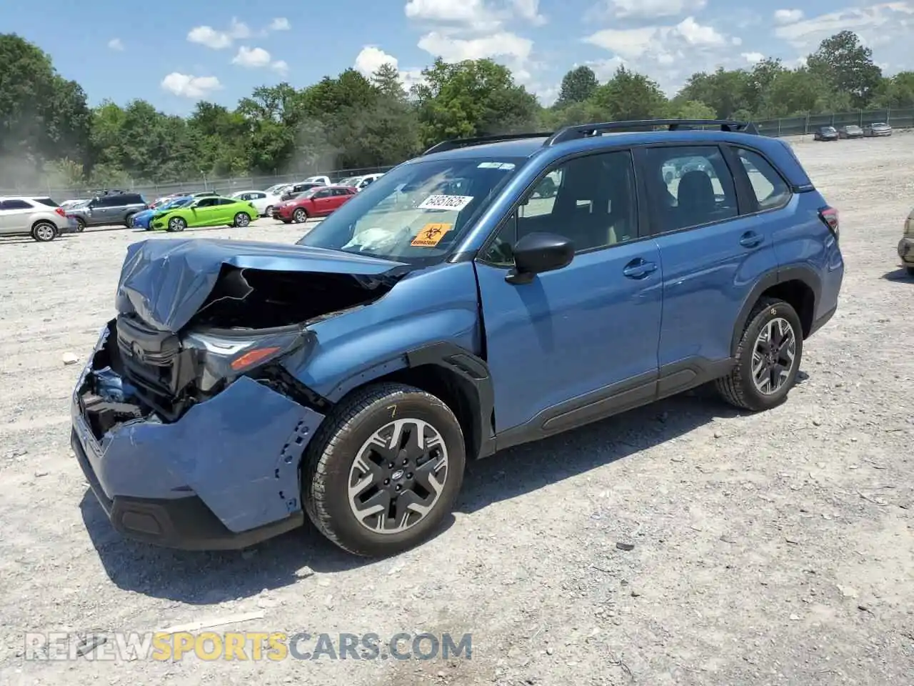 1 fotografías del automóvil dañado JF2SLDAC4SH415702 SUBARU FORESTER 2025