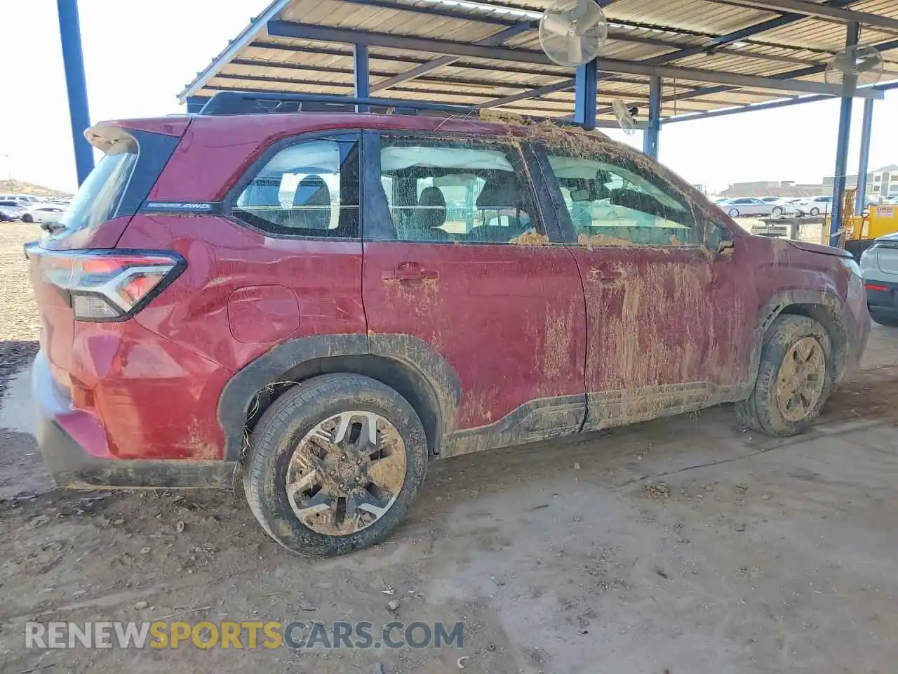 3 Фотография поврежденного автомобиля JF2SLDAC4SH556818 SUBARU FORESTER 2025