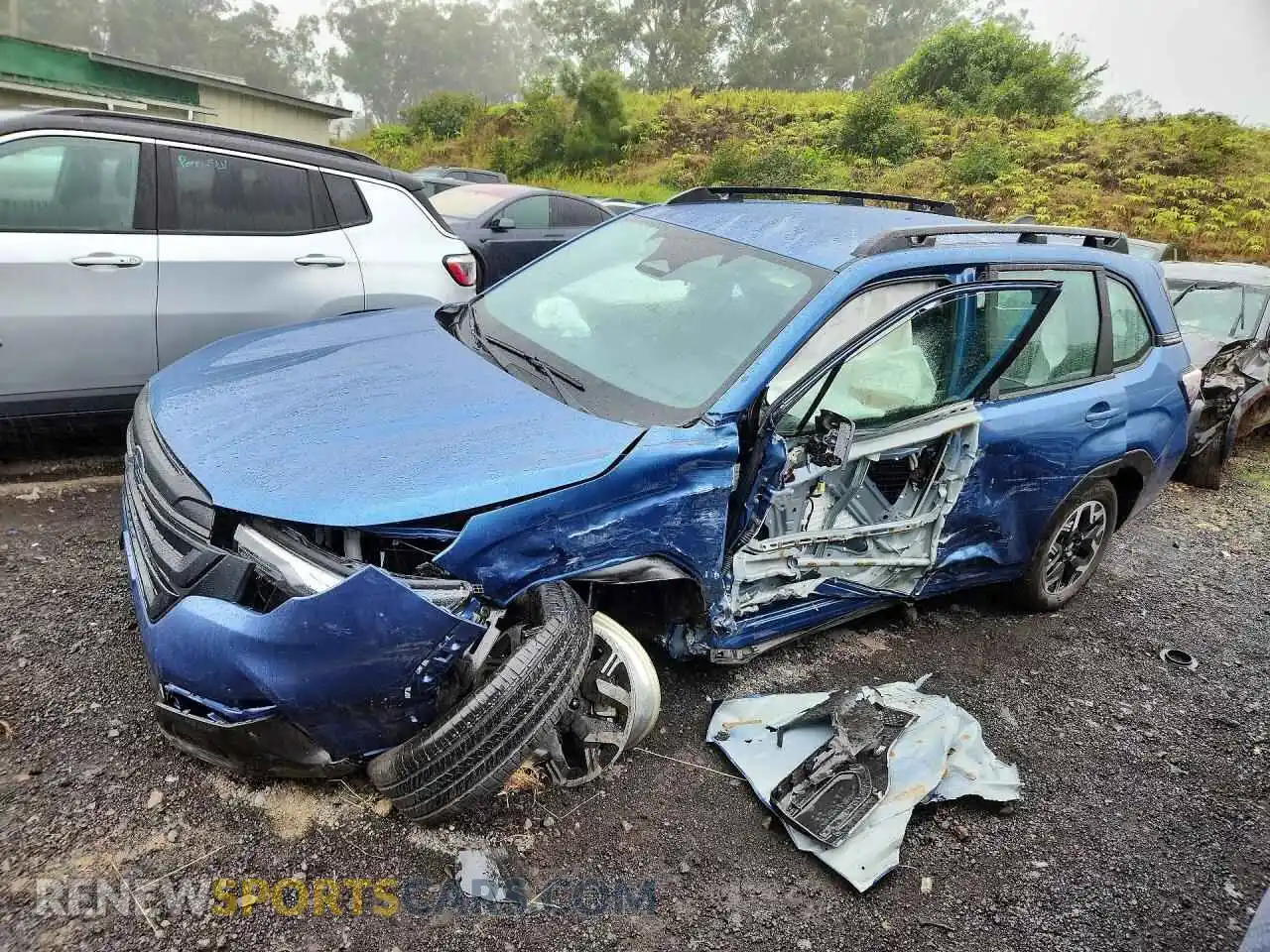 1 Photograph of a damaged car JF2SLDAC5SH587916 SUBARU FORESTER 2025