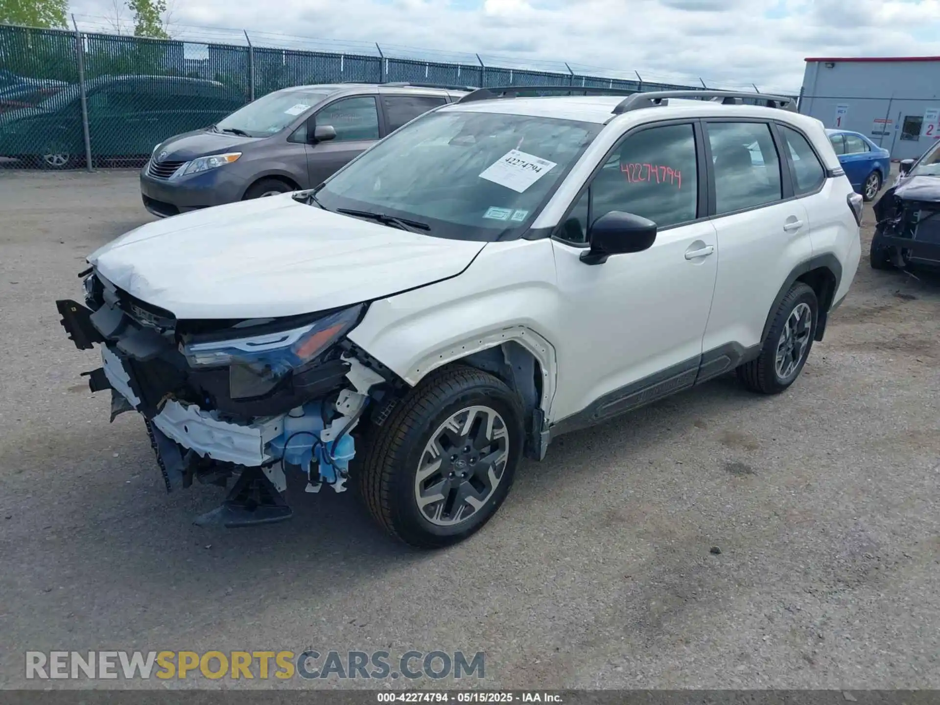 2 Photograph of a damaged car JF2SLDAC8SH536104 SUBARU FORESTER 2025