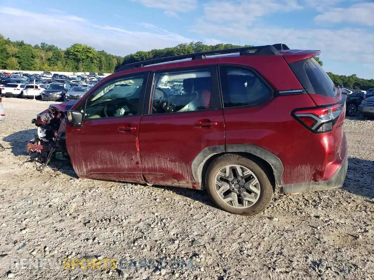 2 Фотография поврежденного автомобиля JF2SLDACXSH449143 SUBARU FORESTER 2025