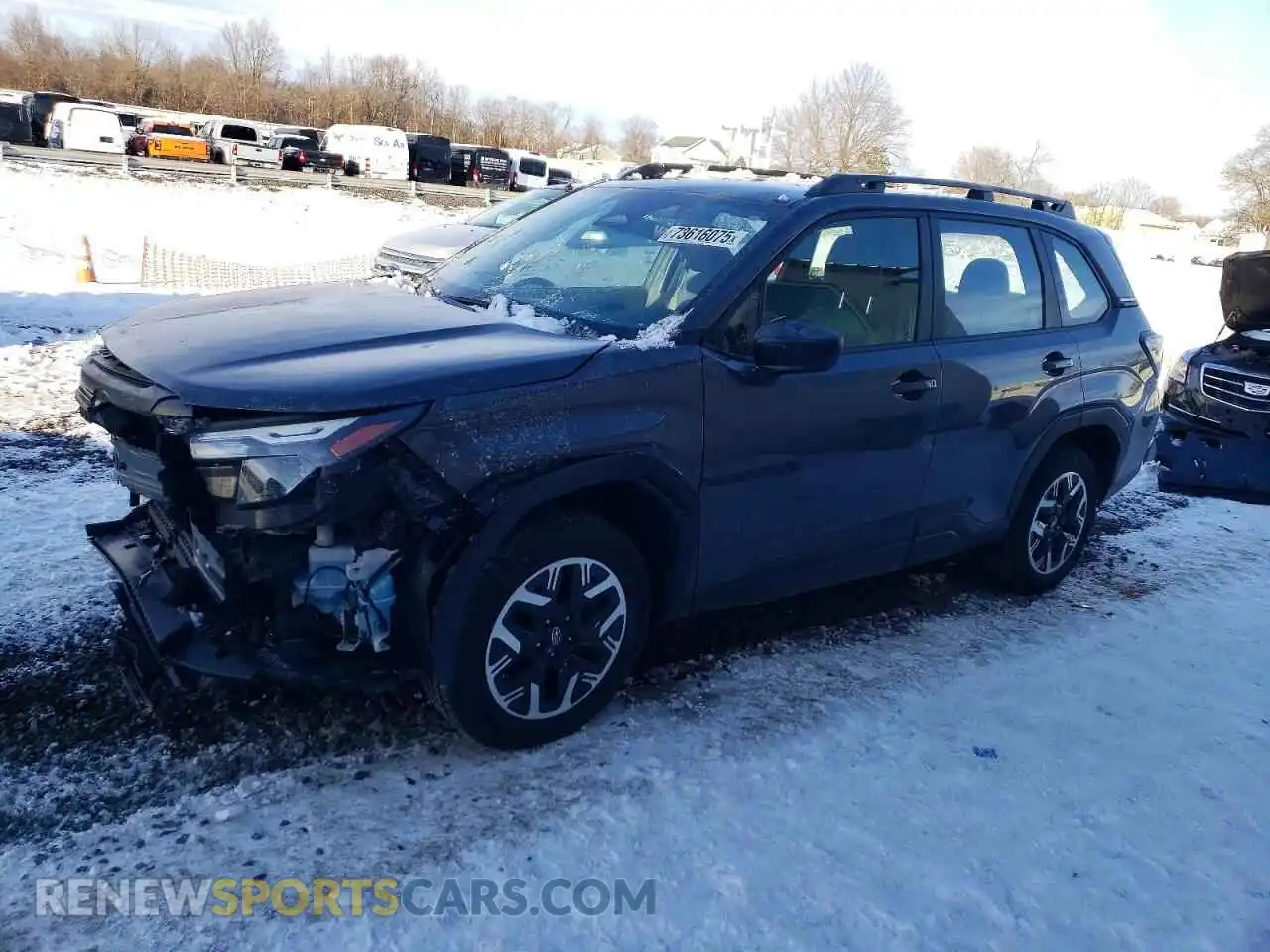 1 Photograph of a damaged car JF2SLDACXSH453810 SUBARU FORESTER 2025