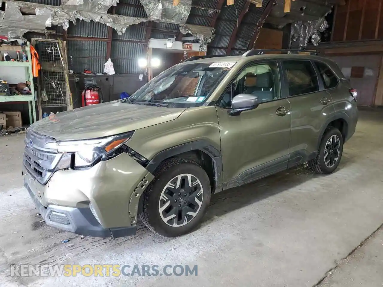 1 Photograph of a damaged car JF2SLDBC6SH456380 SUBARU FORESTER 2025