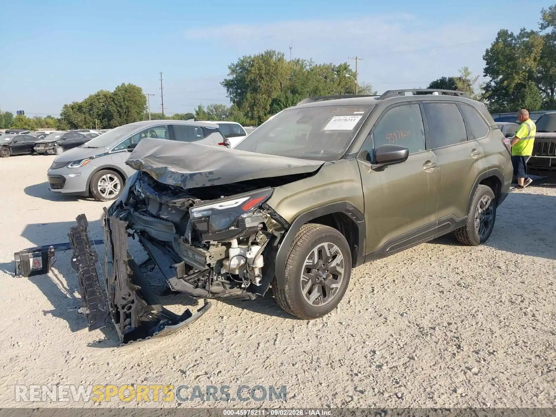 2 Photograph of a damaged car JF2SLDDC0SH466058 SUBARU FORESTER 2025
