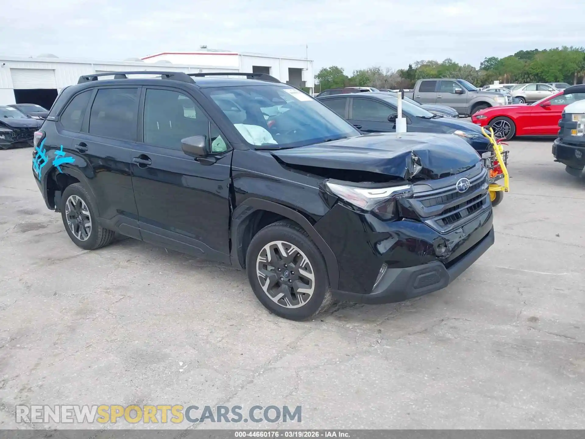 1 Photograph of a damaged car JF2SLDDC2SH408016 SUBARU FORESTER 2025