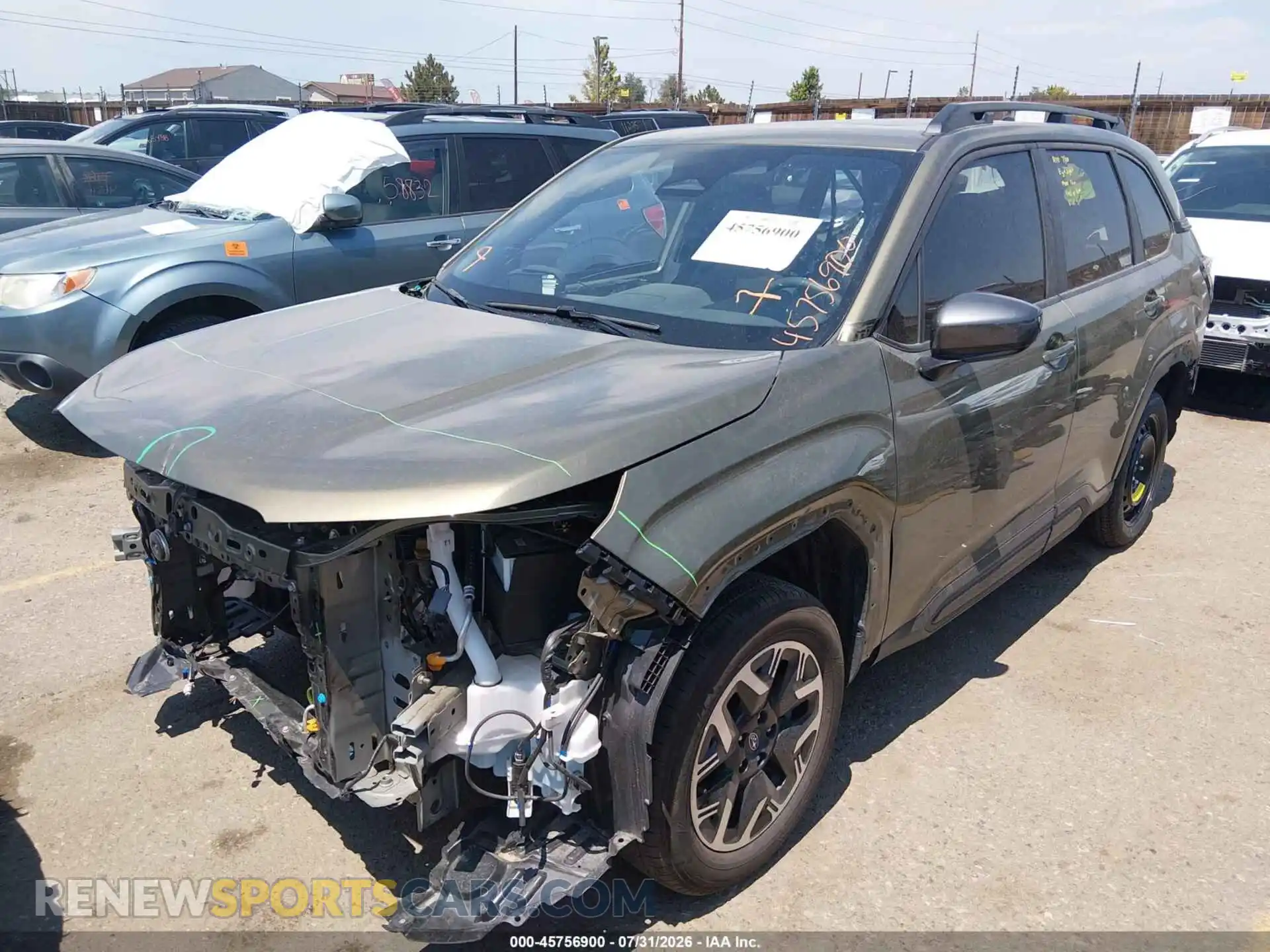 2 Photograph of a damaged car JF2SLDDC2SH618342 SUBARU FORESTER 2025
