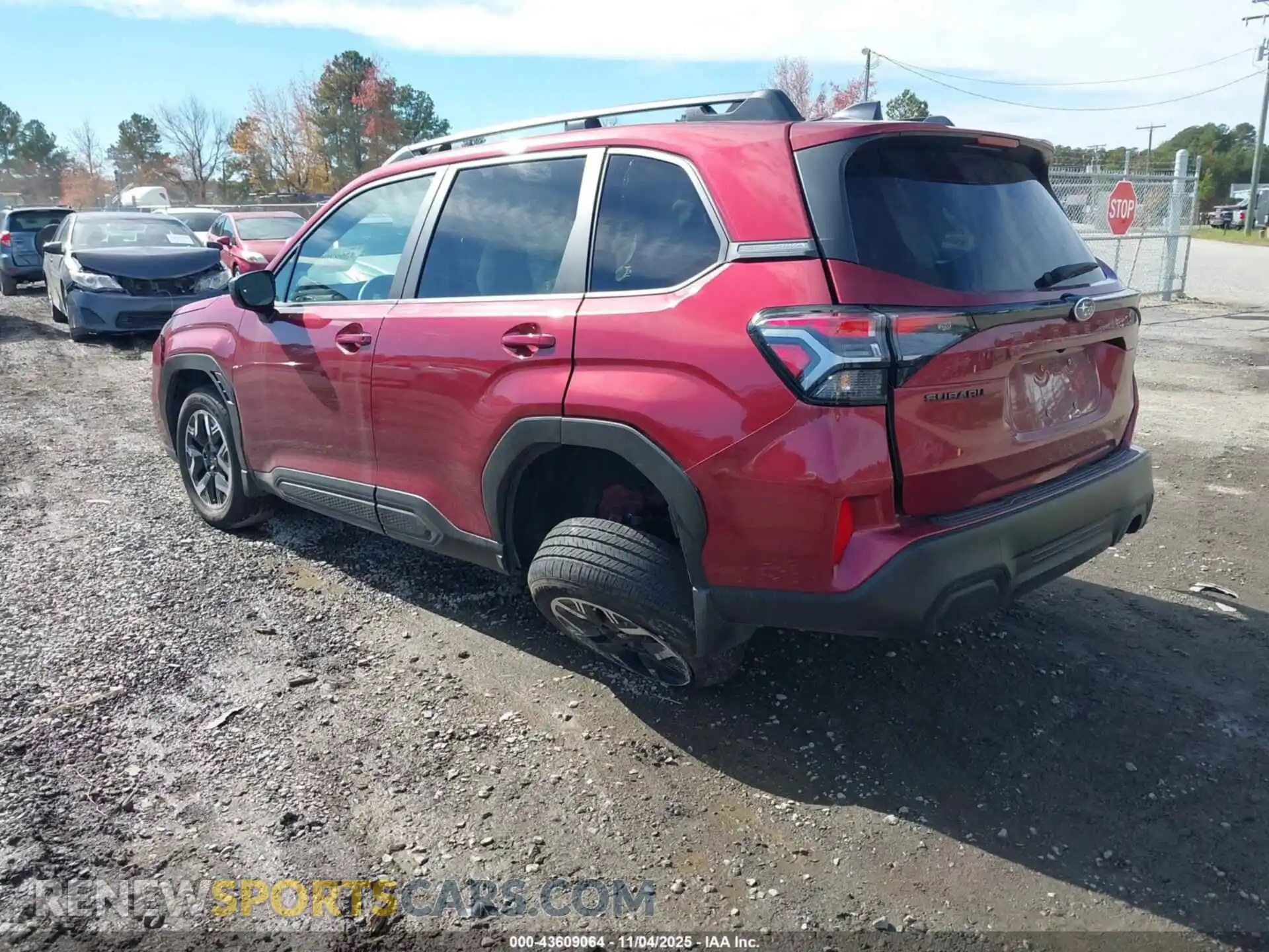 3 Photograph of a damaged car JF2SLDDC4SH501362 SUBARU FORESTER 2025