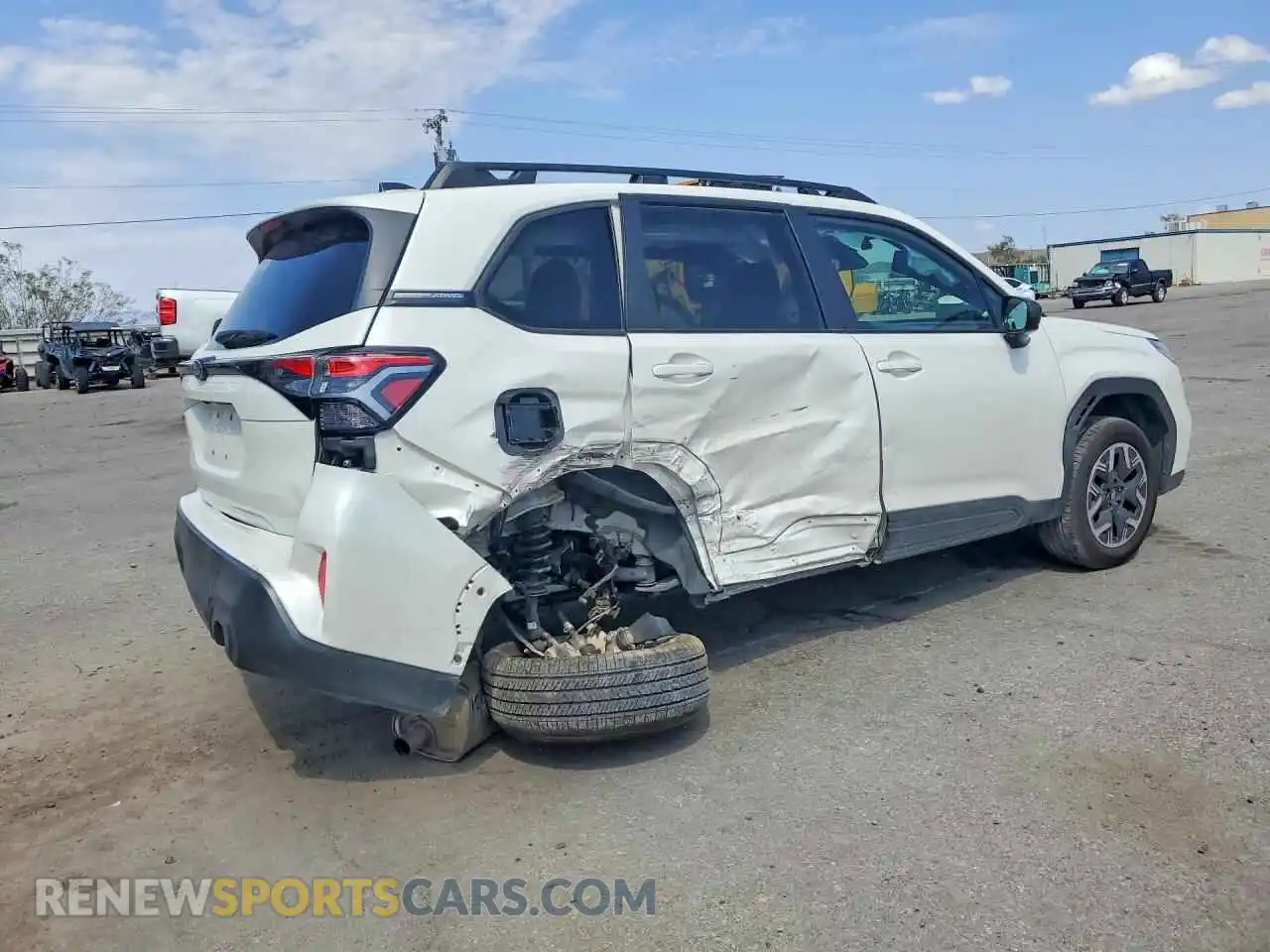 3 Photograph of a damaged car JF2SLDDC4SH542851 SUBARU FORESTER 2025