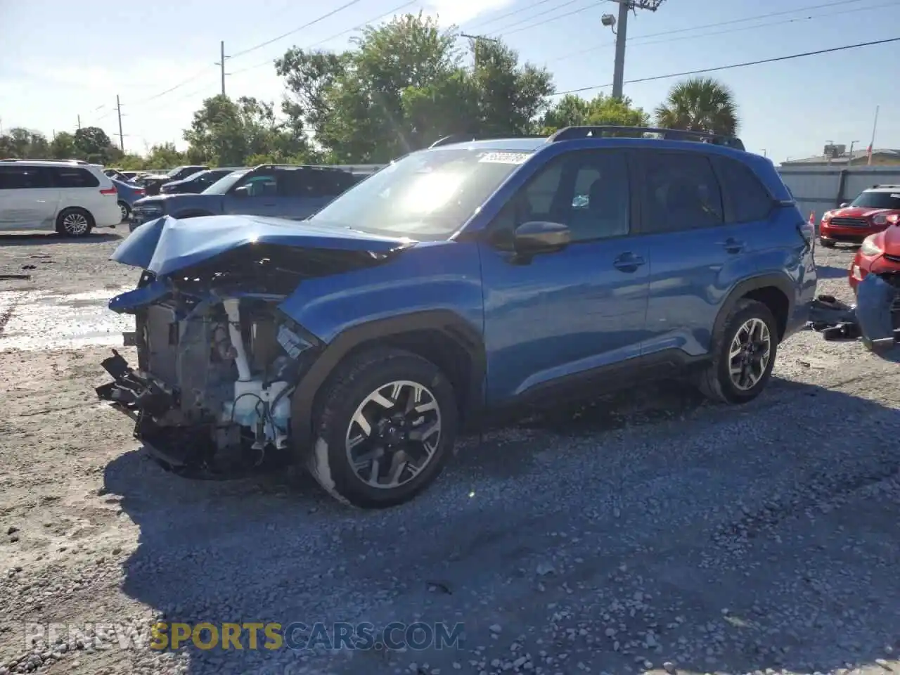 1 Photograph of a damaged car JF2SLDDC6SH543046 SUBARU FORESTER 2025