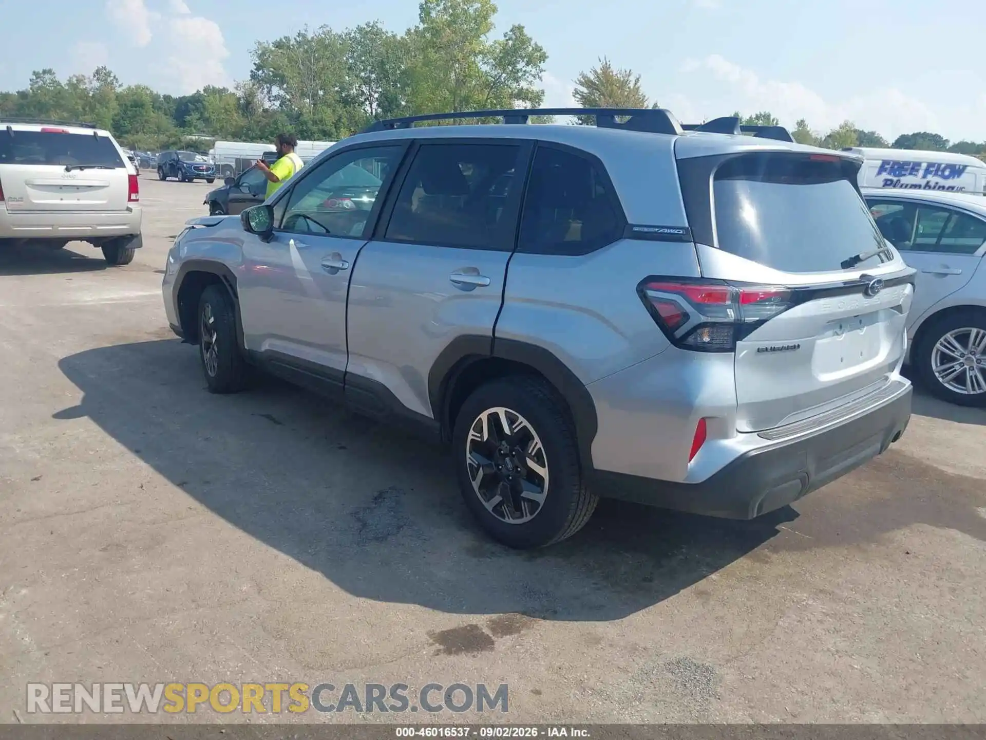 3 fotografías del automóvil dañado JF2SLDDC6SH547419 SUBARU FORESTER 2025