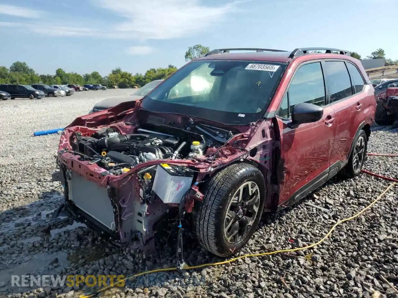1 fotografías del automóvil dañado JF2SLDDC7SH466235 SUBARU FORESTER 2025