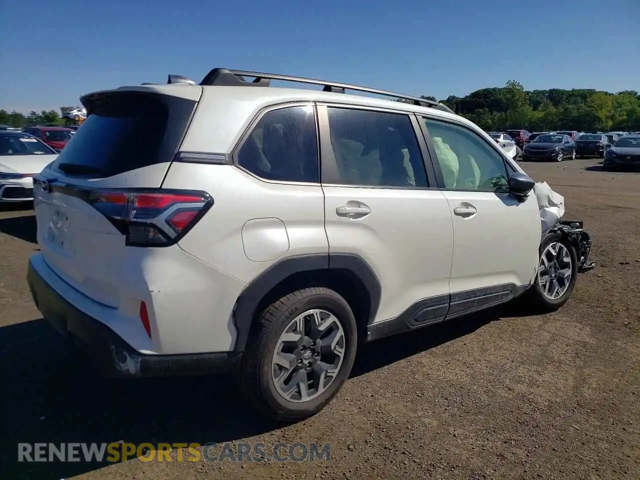 3 fotografías del automóvil dañado JF2SLDDC7SH467109 SUBARU FORESTER 2025