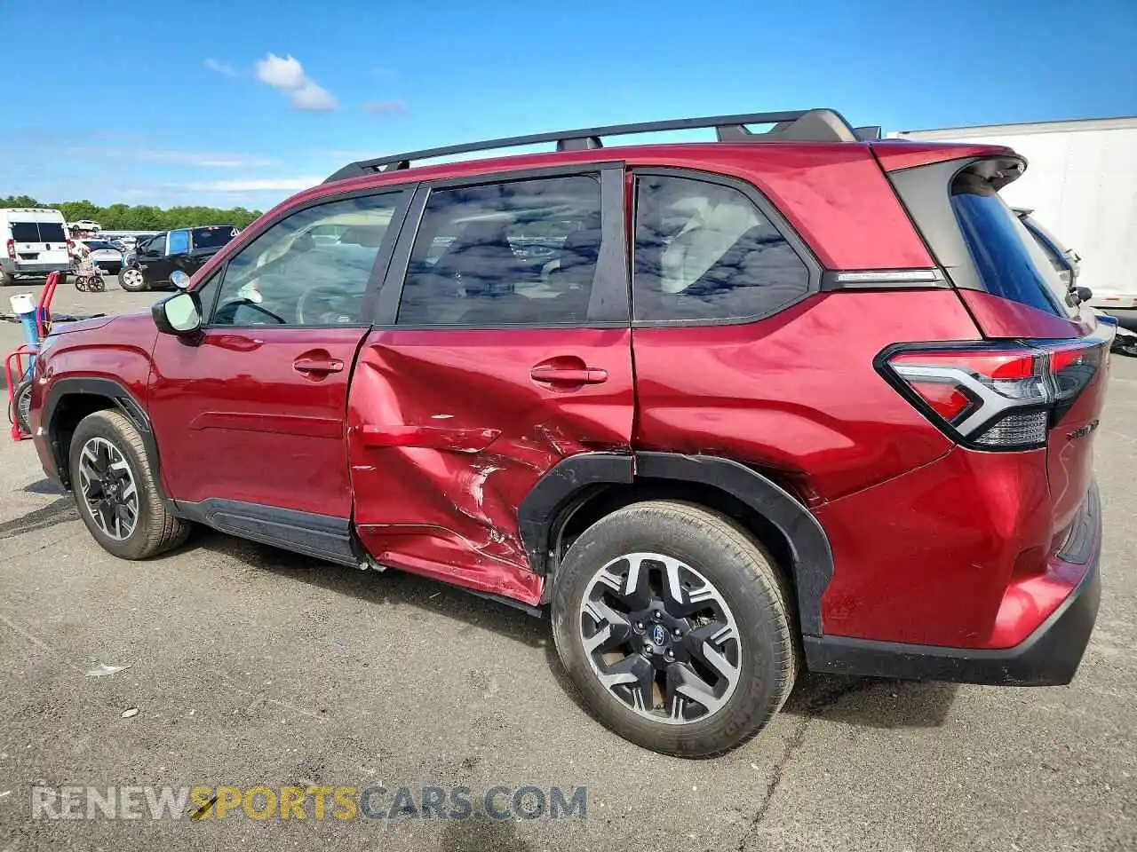 2 Photograph of a damaged car JF2SLDDC8SH418713 SUBARU FORESTER 2025