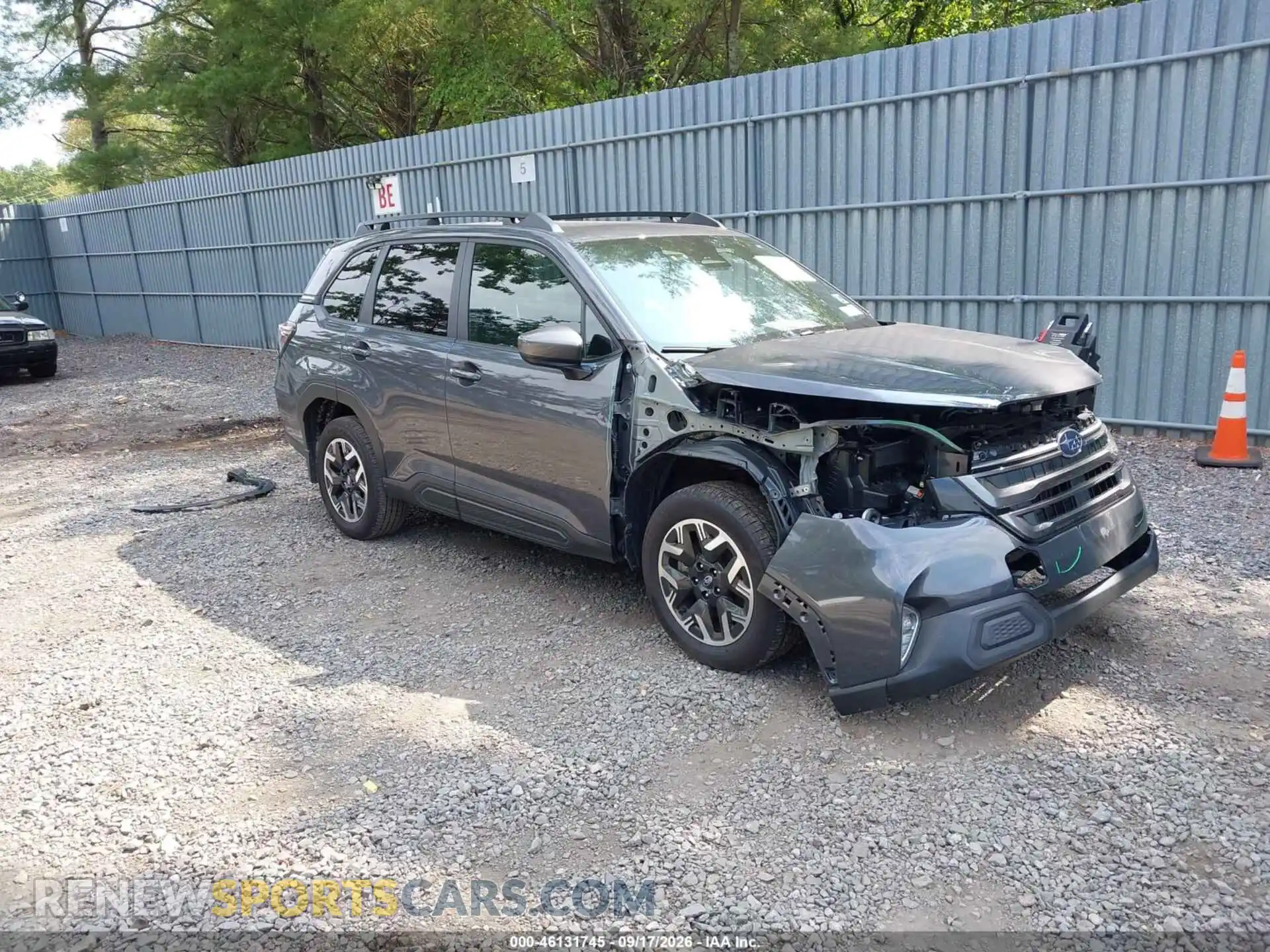 1 Photograph of a damaged car JF2SLDDC8SH606373 SUBARU FORESTER 2025