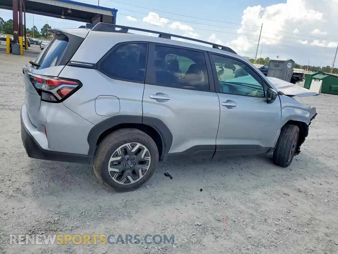 3 fotografías del automóvil dañado JF2SLDDC8SH613436 SUBARU FORESTER 2025