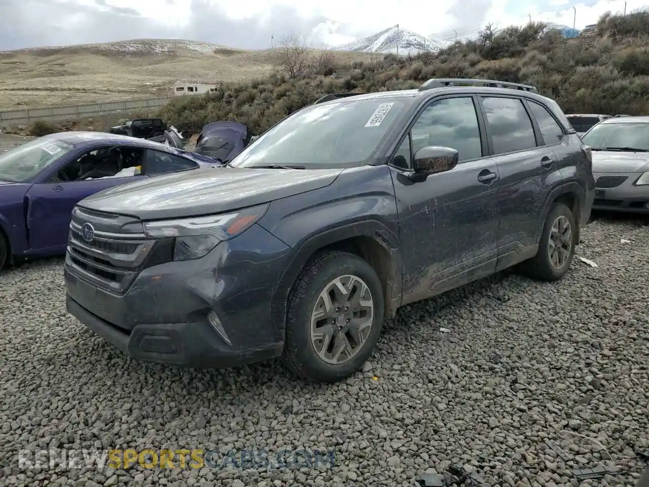 1 Photograph of a damaged car JF2SLDDC9SH406599 SUBARU FORESTER 2025