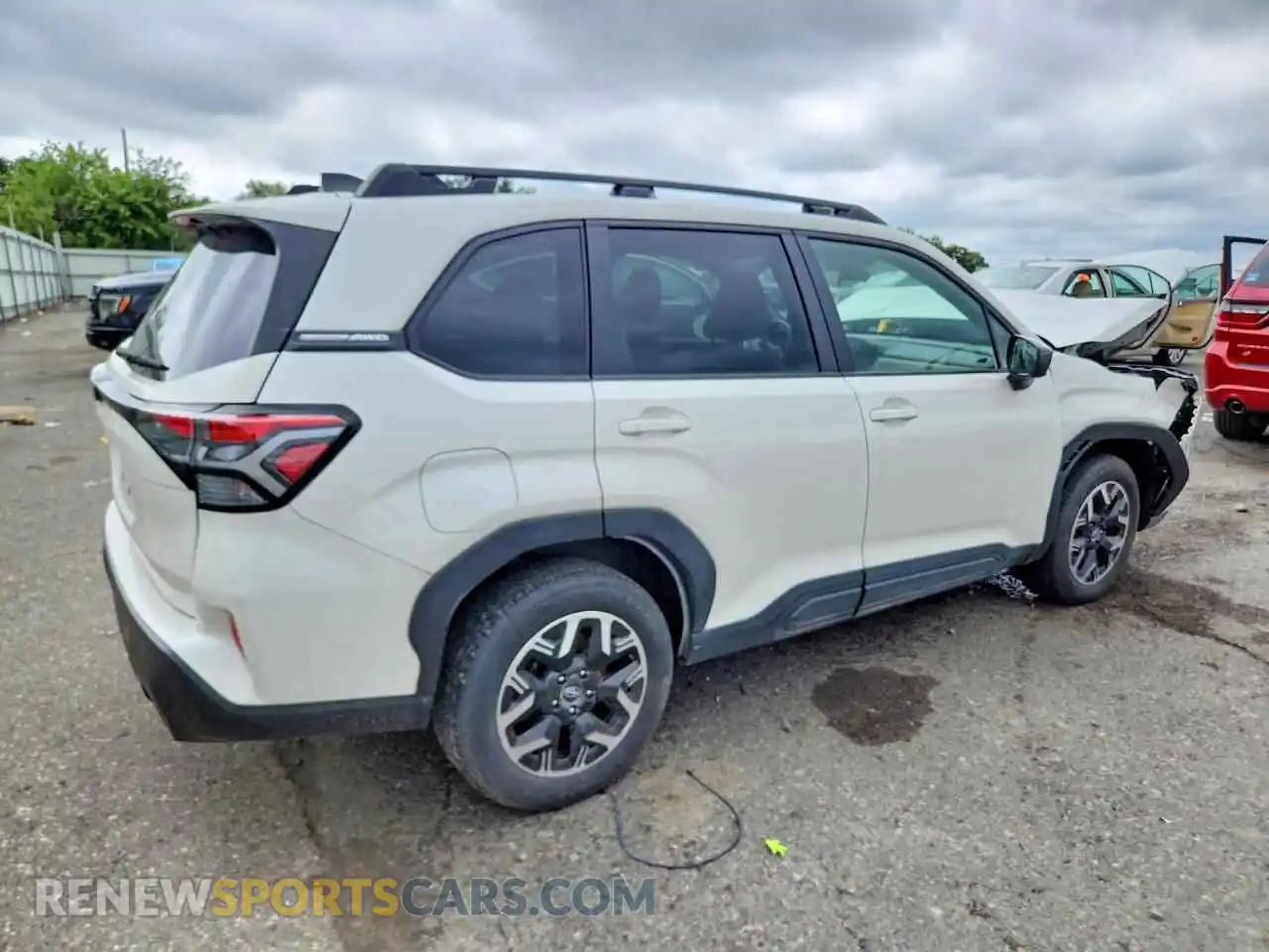 3 fotografías del automóvil dañado JF2SLDDCXSH487175 SUBARU FORESTER 2025