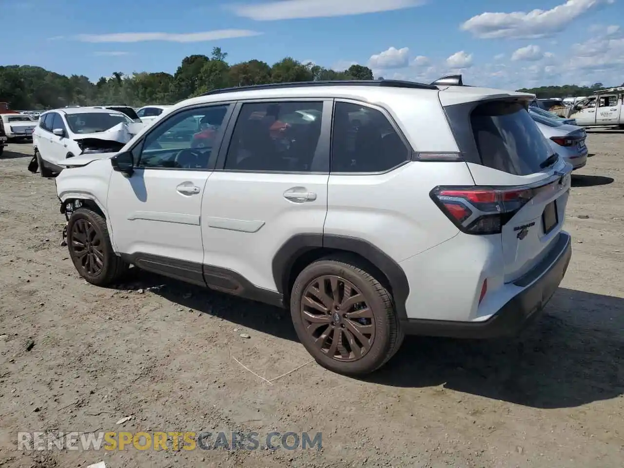 2 fotografías del automóvil dañado JF2SLDHC0SH491617 SUBARU FORESTER 2025
