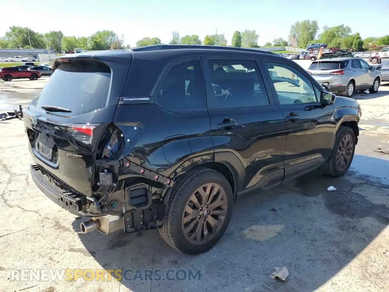 3 Photograph of a damaged car JF2SLDHC1SH402377 SUBARU FORESTER 2025