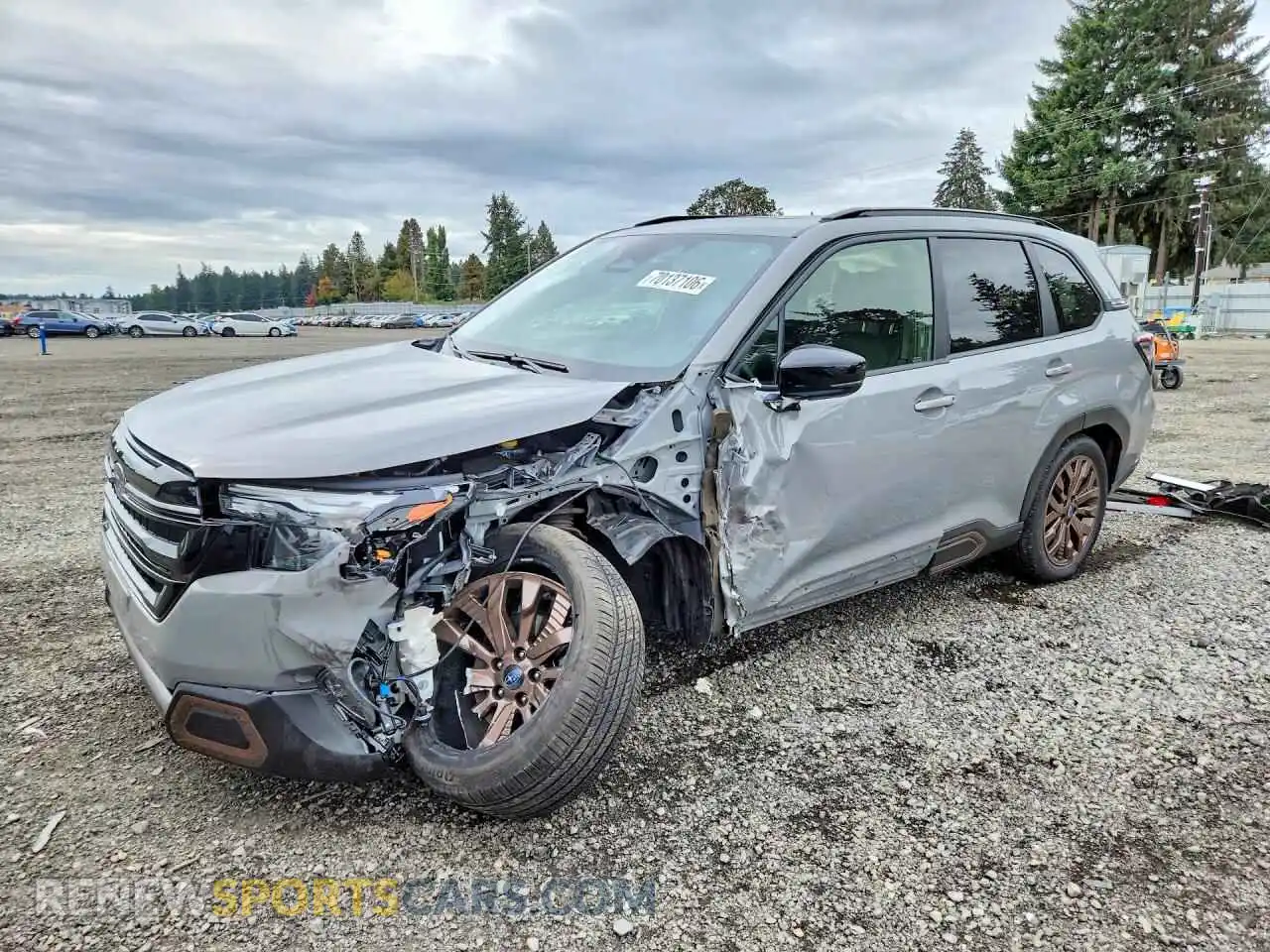 1 Photograph of a damaged car JF2SLDHC4SH436720 SUBARU FORESTER 2025