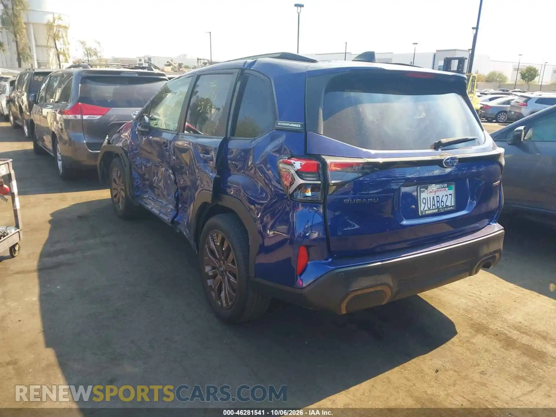 3 fotografías del automóvil dañado JF2SLDHC5SH506239 SUBARU FORESTER 2025