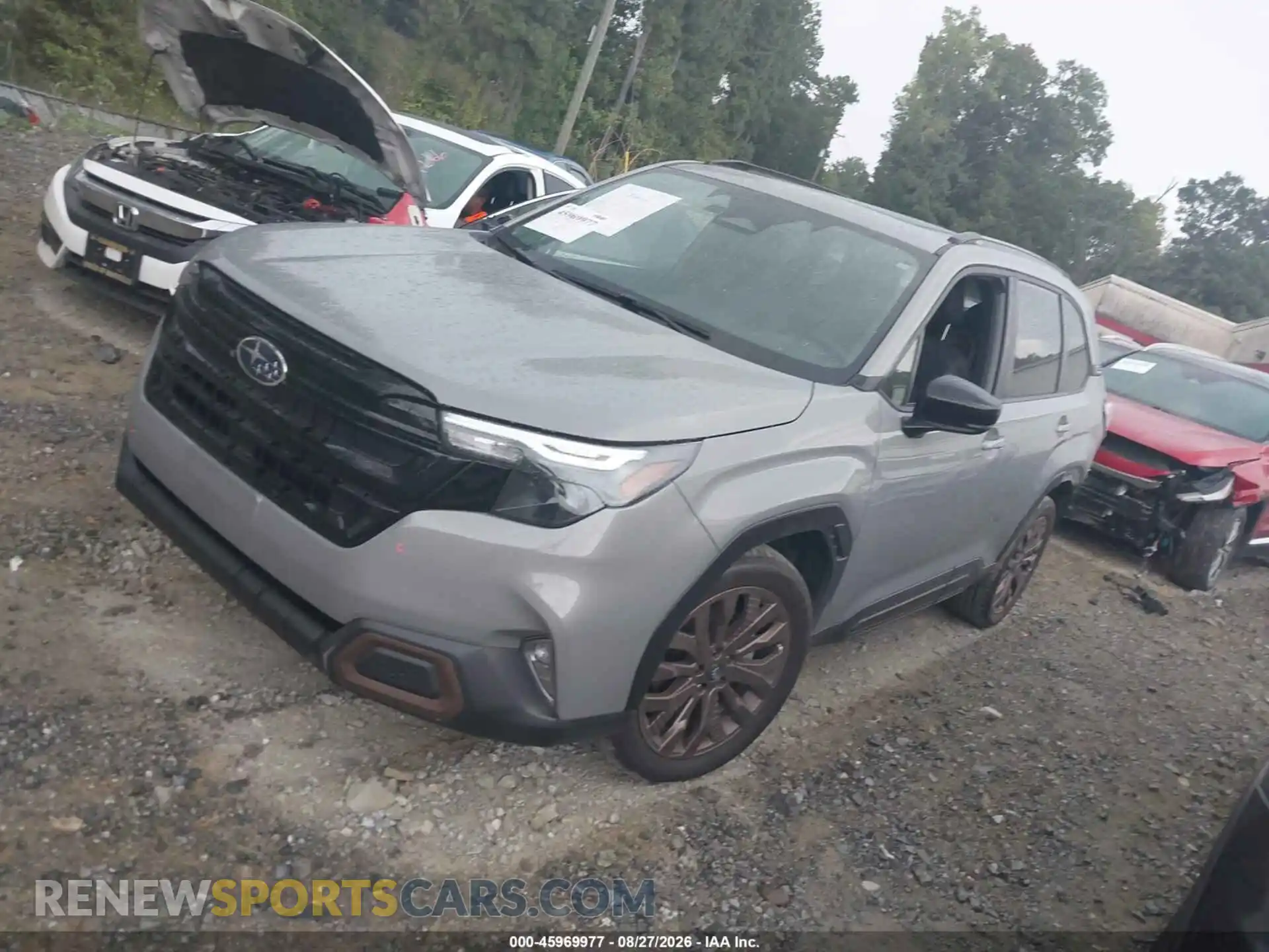 2 fotografías del automóvil dañado JF2SLDHC6SH430191 SUBARU FORESTER 2025