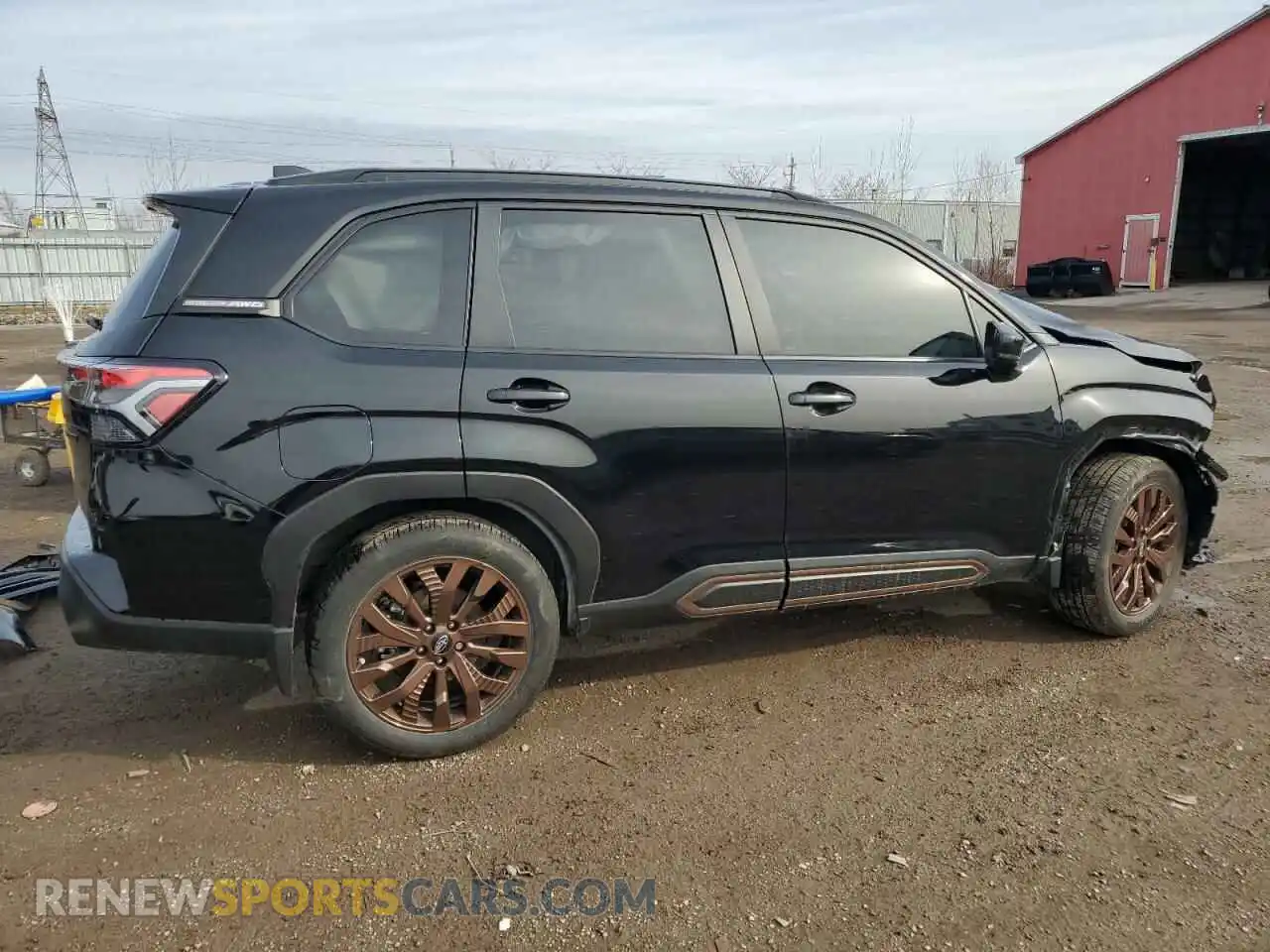 3 Photograph of a damaged car JF2SLDHC6SH457813 SUBARU FORESTER 2025