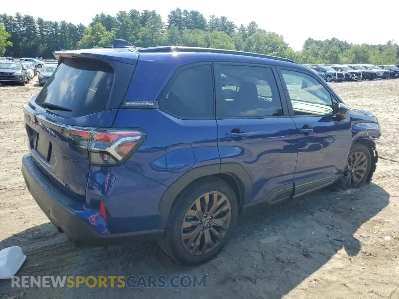 3 fotografías del automóvil dañado JF2SLDHC7SH483188 SUBARU FORESTER 2025