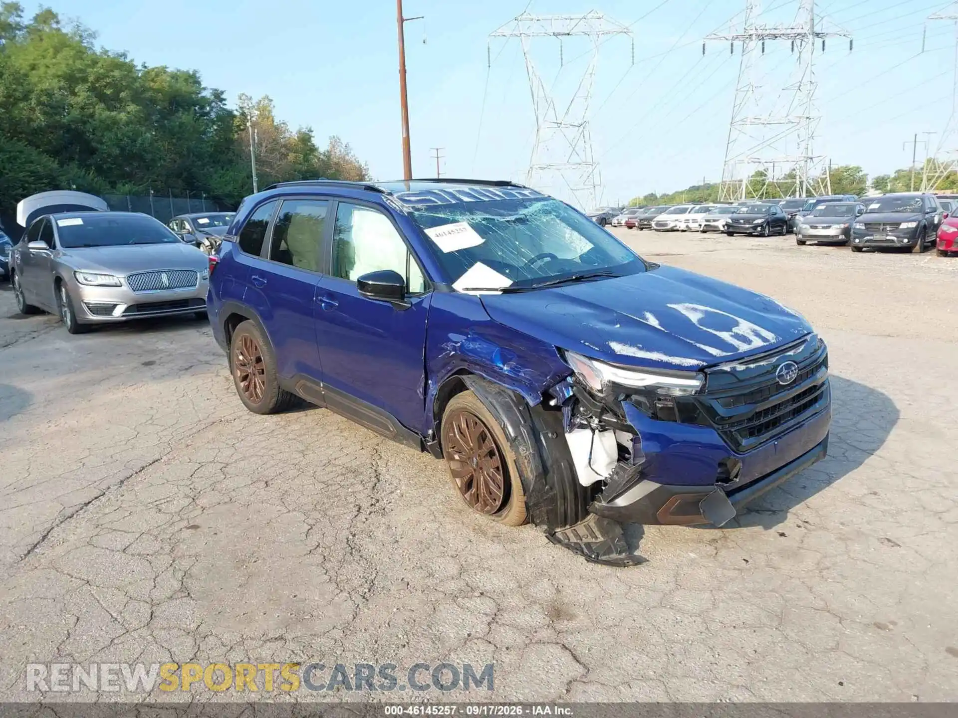 1 Photograph of a damaged car JF2SLDHC9SH594146 SUBARU FORESTER 2025