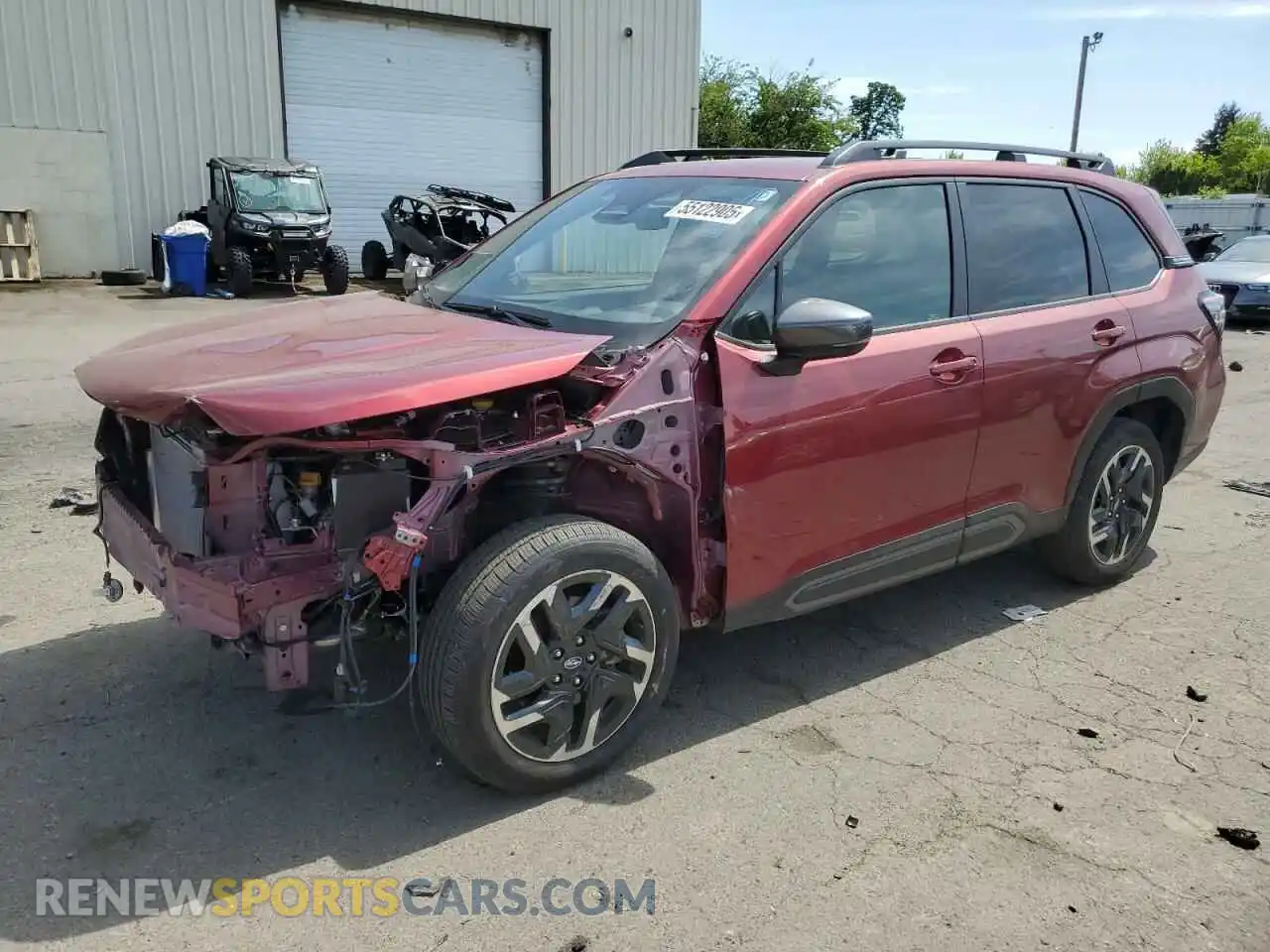 1 fotografías del automóvil dañado JF2SLDRC0SH489669 SUBARU FORESTER 2025