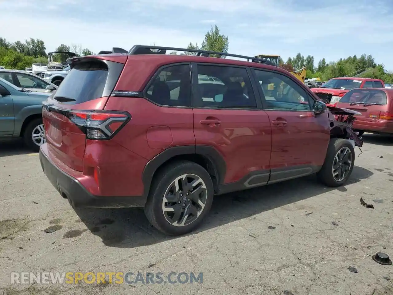 3 fotografías del automóvil dañado JF2SLDRC0SH489669 SUBARU FORESTER 2025
