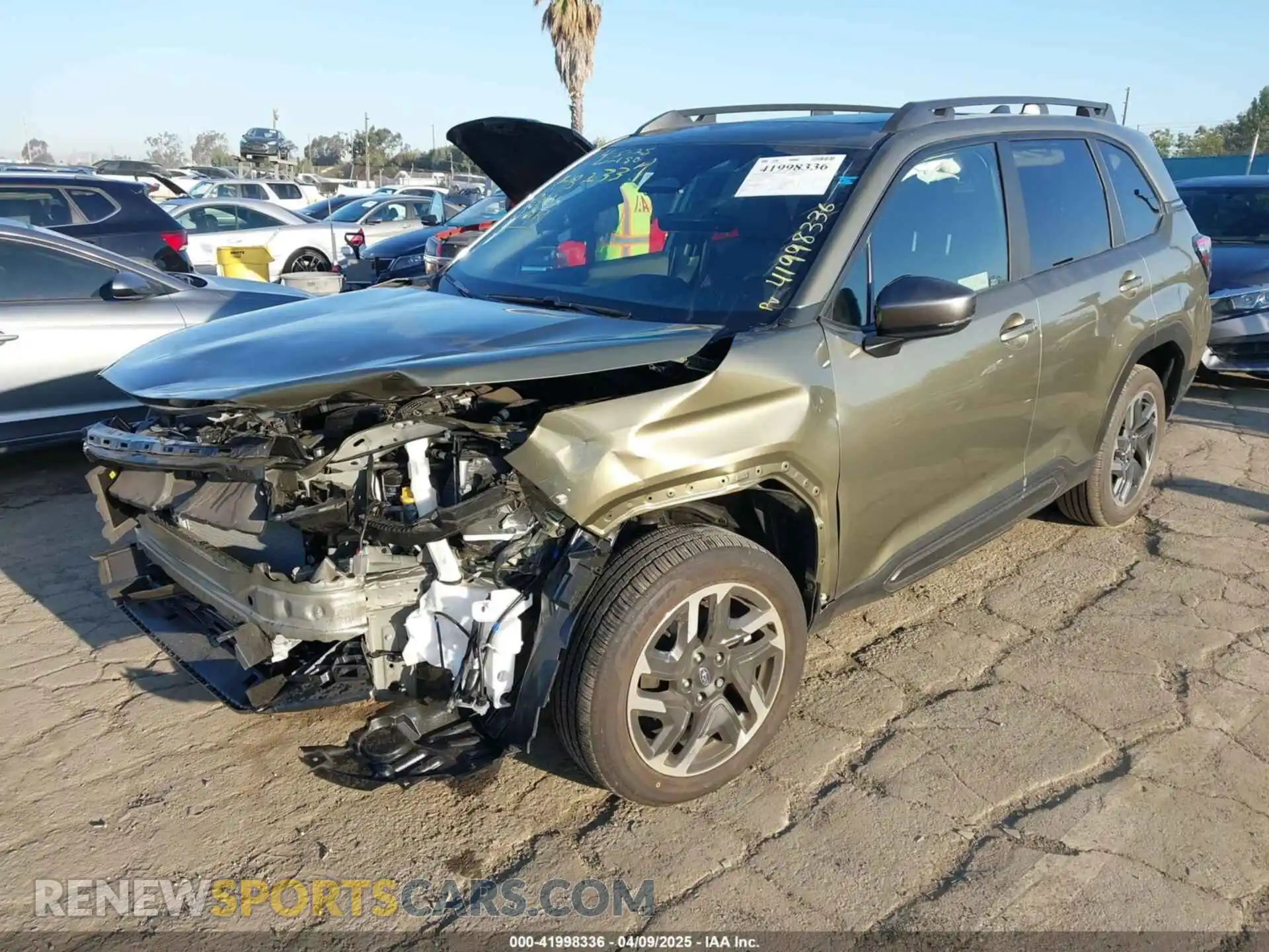 2 fotografías del automóvil dañado JF2SLDRC1SH503014 SUBARU FORESTER 2025