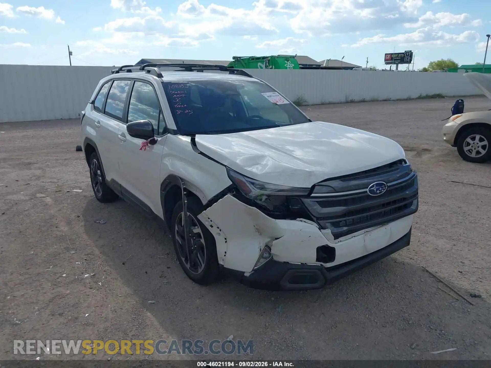 1 Photograph of a damaged car JF2SLDRC8SH487586 SUBARU FORESTER 2025