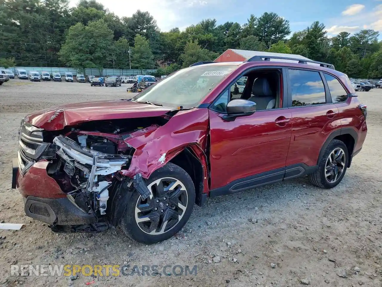 1 Photograph of a damaged car JF2SLDRC8SH523597 SUBARU FORESTER 2025