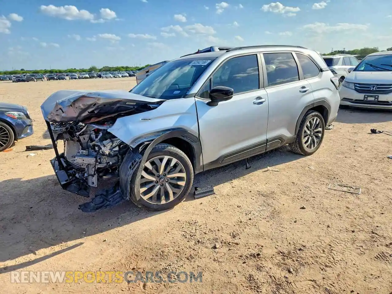 1 Photograph of a damaged car JF2SLDTCXSH462858 SUBARU FORESTER 2025