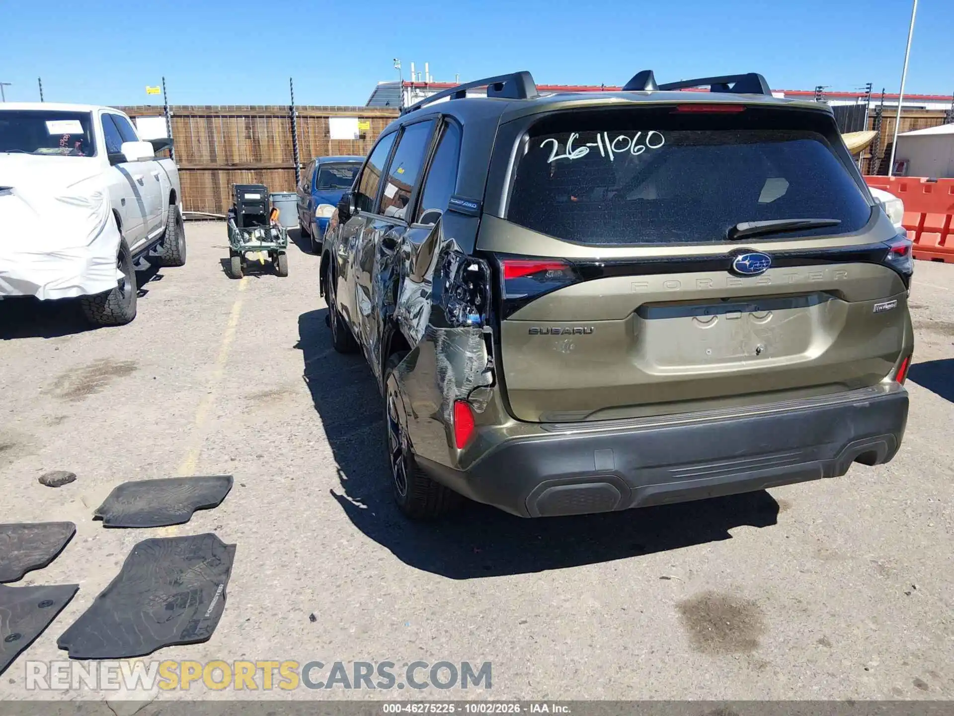 3 fotografías del automóvil dañado JF2SLSED8SH430131 SUBARU FORESTER 2025