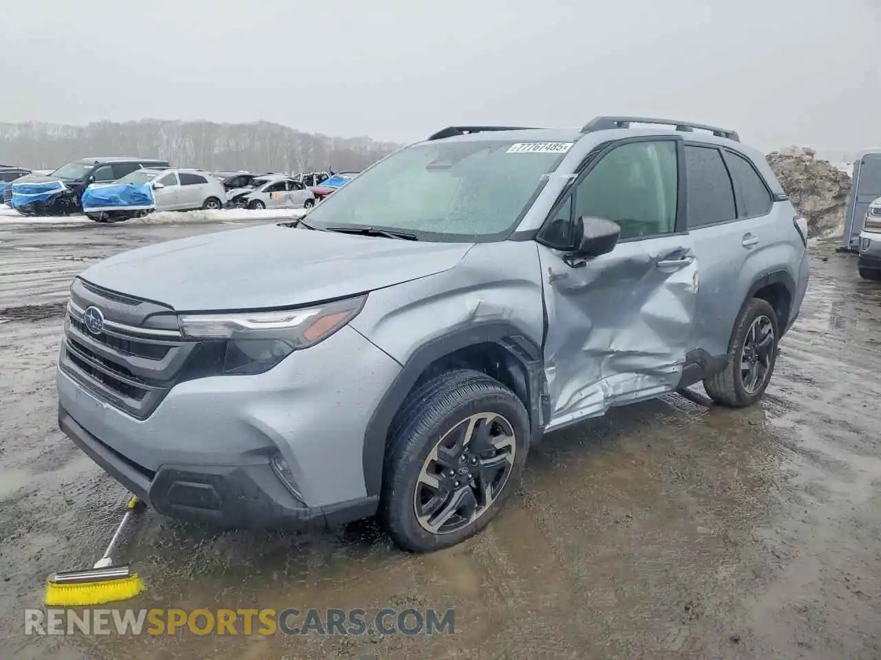 1 Photograph of a damaged car JF2SLSED9SH411314 SUBARU FORESTER 2025