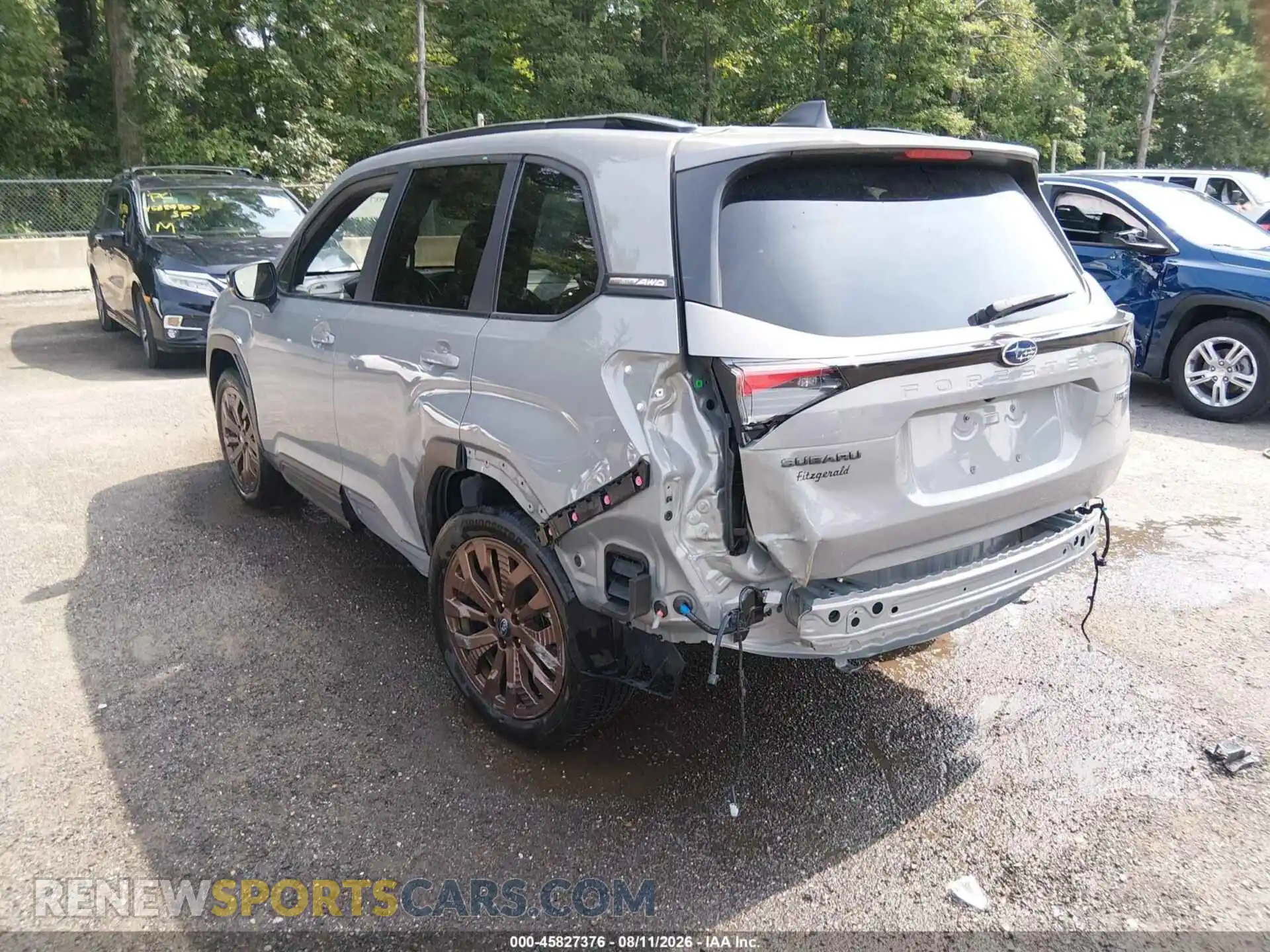 3 fotografías del automóvil dañado JF2SLSJD5SH449094 SUBARU FORESTER 2025