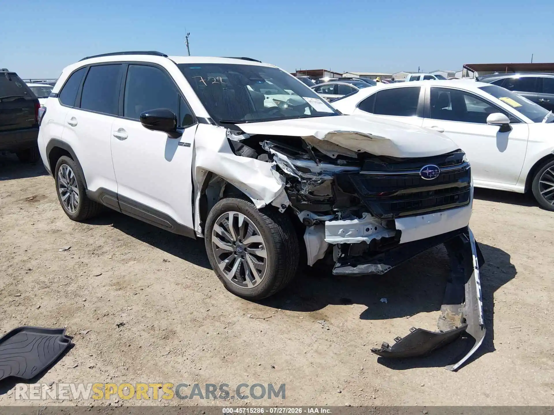 1 Photograph of a damaged car JF2SLSTDXSH422664 SUBARU FORESTER 2025