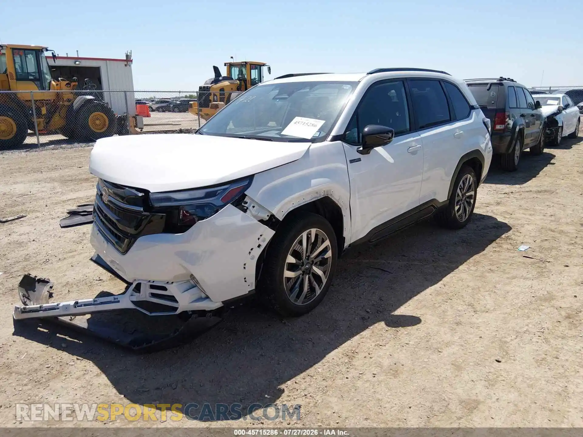 2 Photograph of a damaged car JF2SLSTDXSH422664 SUBARU FORESTER 2025