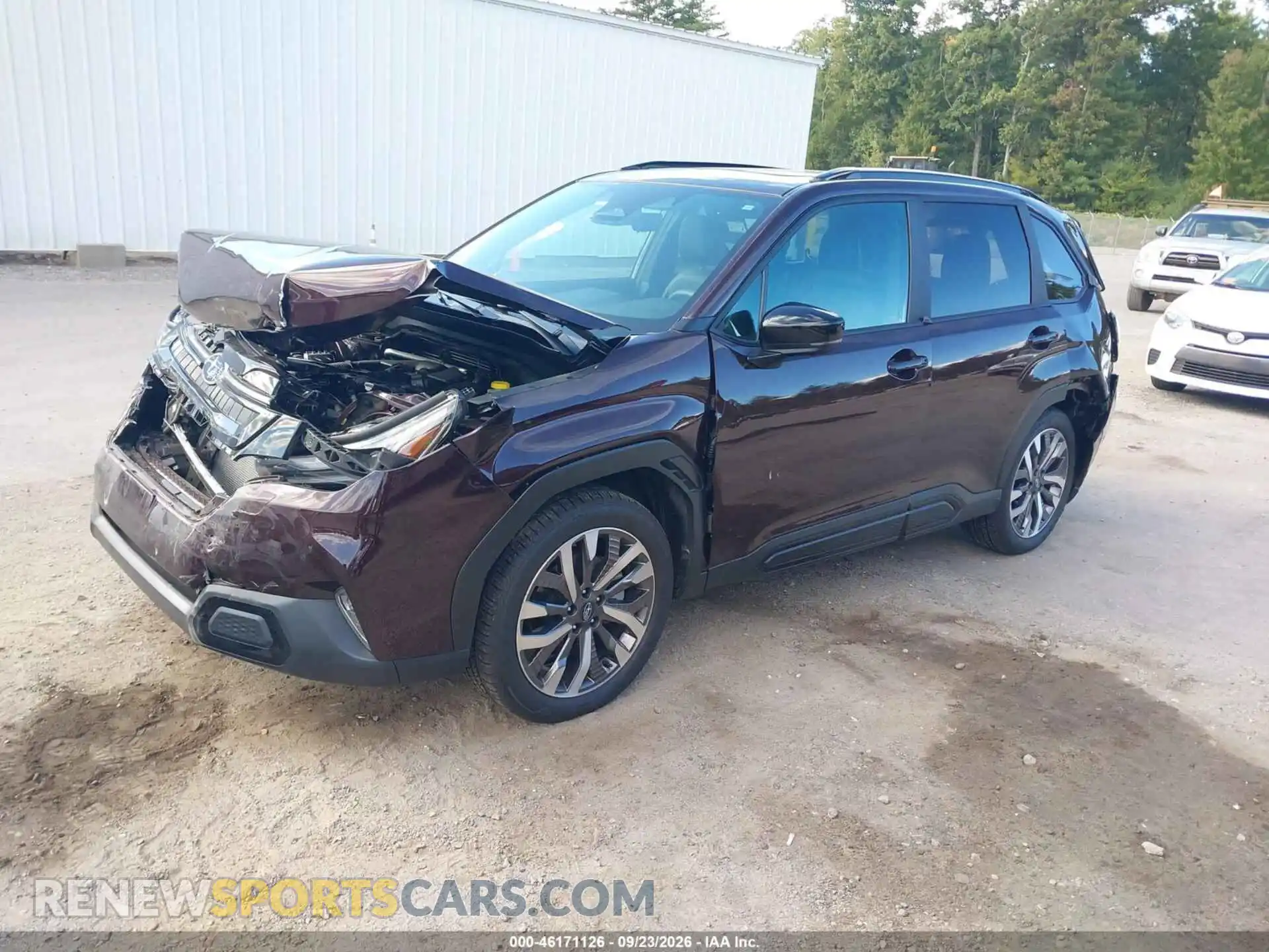 2 fotografías del automóvil dañado 4S4SLDT62T3041283 SUBARU FORESTER 2026